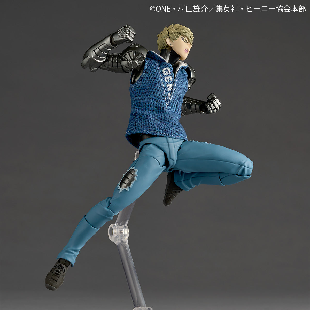 Preventa Figura Genos- One-Punch Man - Amazing Yamaguchi Revoltech marca Kaiyodo NR139 escala 1/12