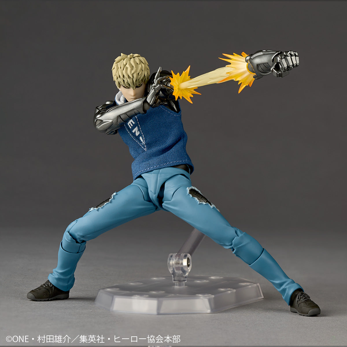 Preventa Figura Genos- One-Punch Man - Amazing Yamaguchi Revoltech marca Kaiyodo NR139 escala 1/12