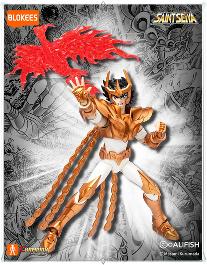 EN STOCK Figura Phoenix Ikki - Saint Seiya Champion Class 12 - Model Kit marca Blokees
