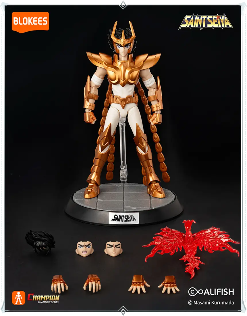 EN STOCK Figura Phoenix Ikki - Saint Seiya Champion Class 12 - Model Kit marca Blokees