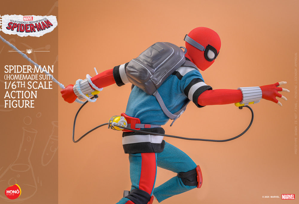 Preventa Figura Spider-Man (Homemade Suit) Your Friendly Neighborhood Spider-Man marca Hot Toys x Hono Studio HS07 escala 1/6