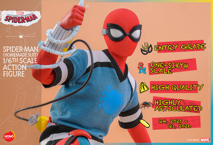 Preventa Figura Spider-Man (Homemade Suit) Your Friendly Neighborhood Spider-Man marca Hot Toys x Hono Studio HS07 escala 1/6