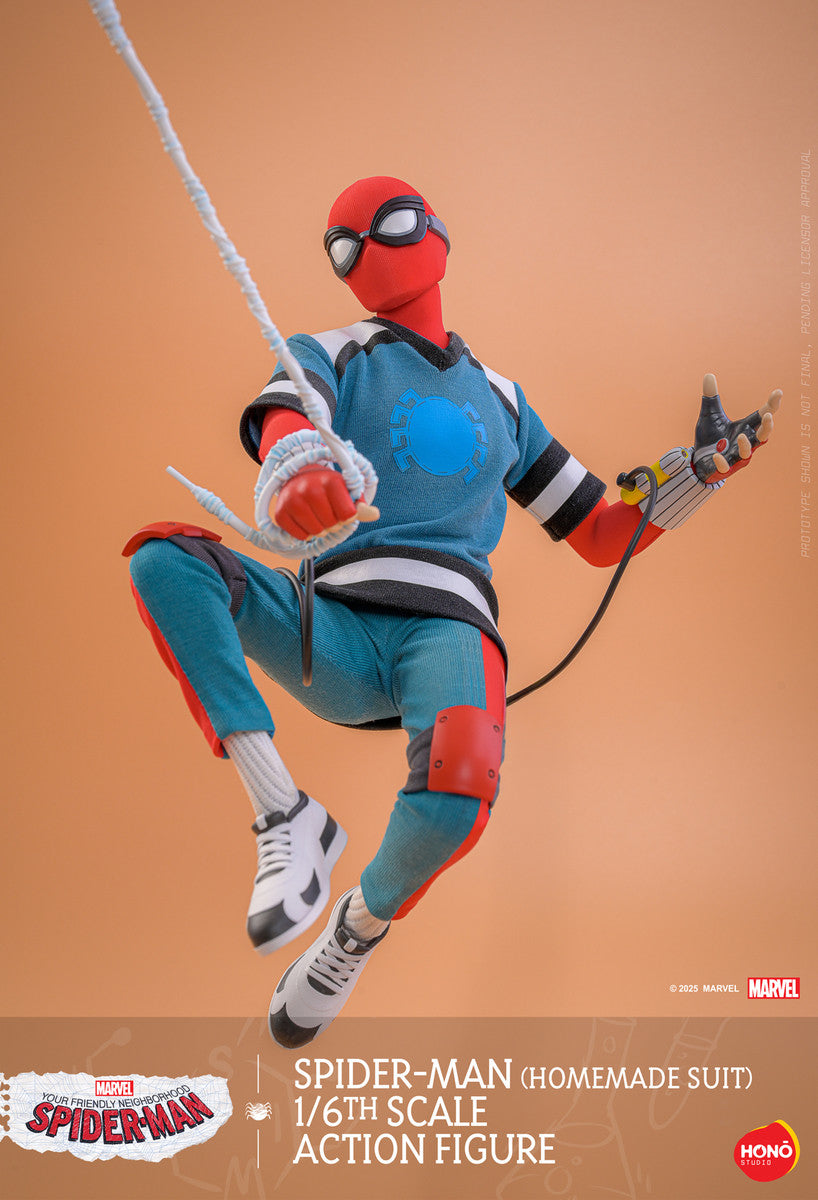Preventa Figura Spider-Man (Homemade Suit) Your Friendly Neighborhood Spider-Man marca Hot Toys x Hono Studio HS07 escala 1/6