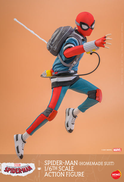Preventa Figura Spider-Man (Homemade Suit) Your Friendly Neighborhood Spider-Man marca Hot Toys x Hono Studio HS07 escala 1/6