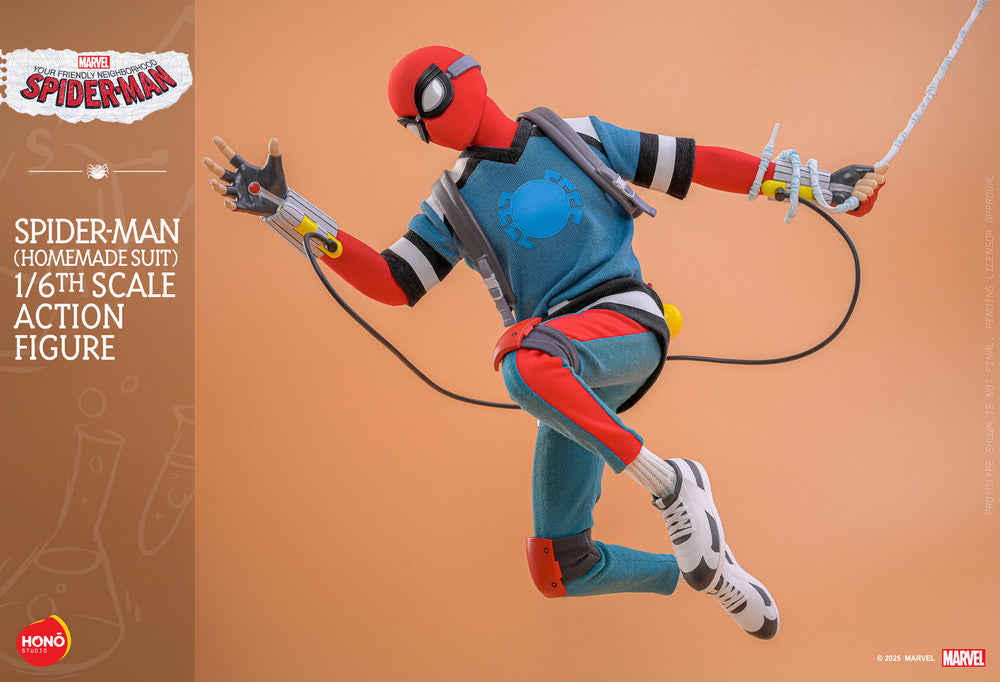 Preventa Figura Spider-Man (Homemade Suit) Your Friendly Neighborhood Spider-Man marca Hot Toys x Hono Studio HS07 escala 1/6