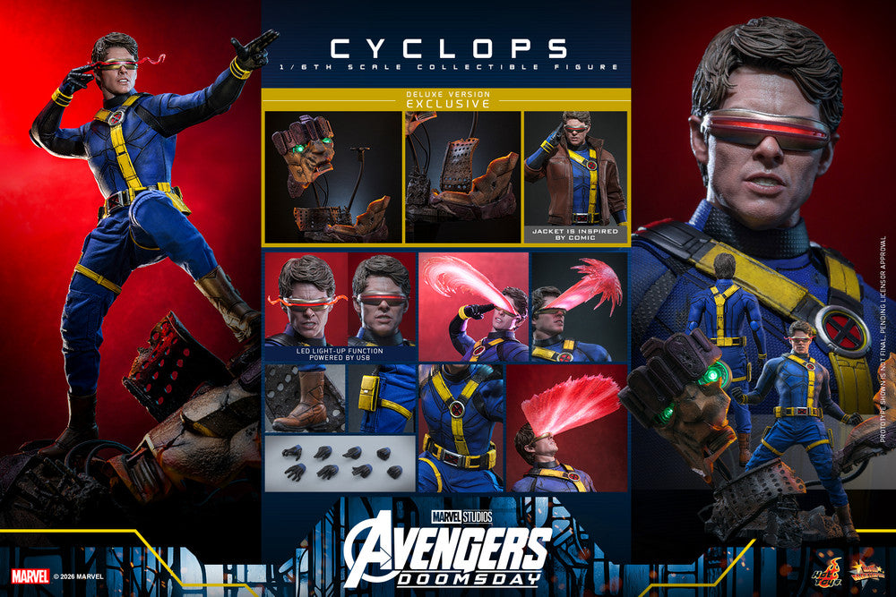 Preventa Figura CYCLOPS (Deluxe Version) - Avengers: Doomsday marca Hot Toys MMS909 escala 1/6