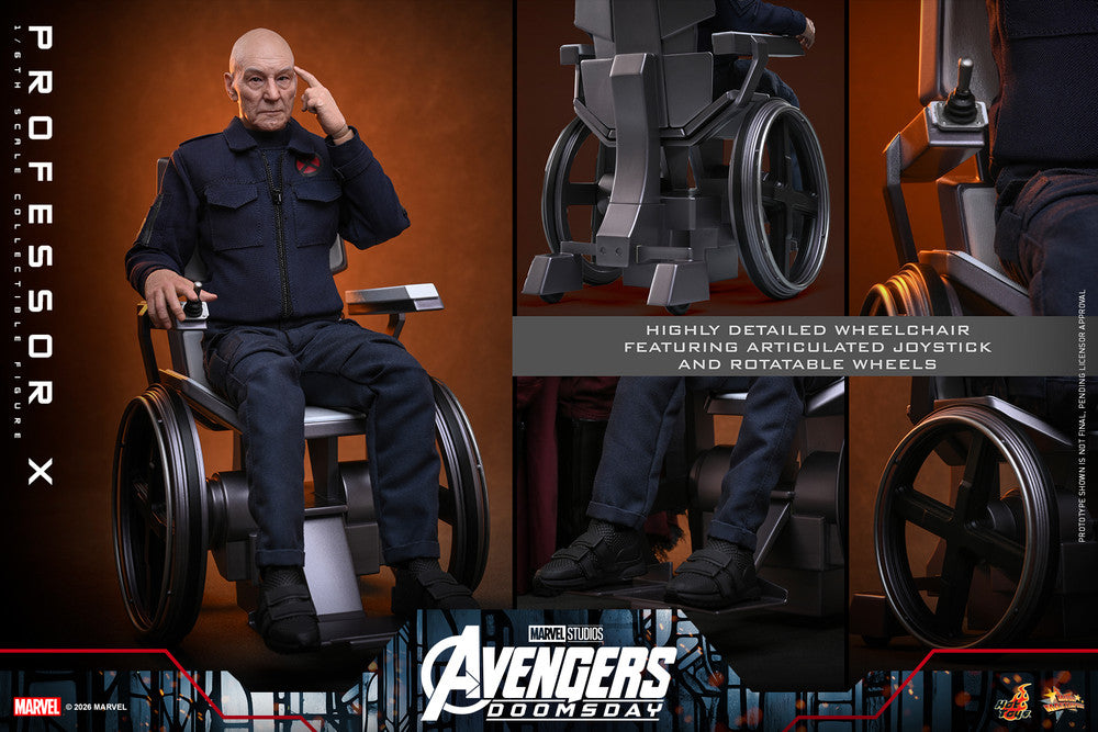 Preventa Figura Professor X - Avengers: Doomsday marca Hot Toys MM917 escala 1/6