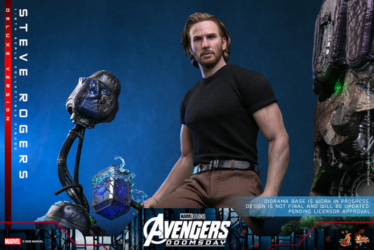 Preventa Figura Steve Rogers (Deluxe version) - Avengers Doomsday marca Hot Toys MMS929 escala 1/6