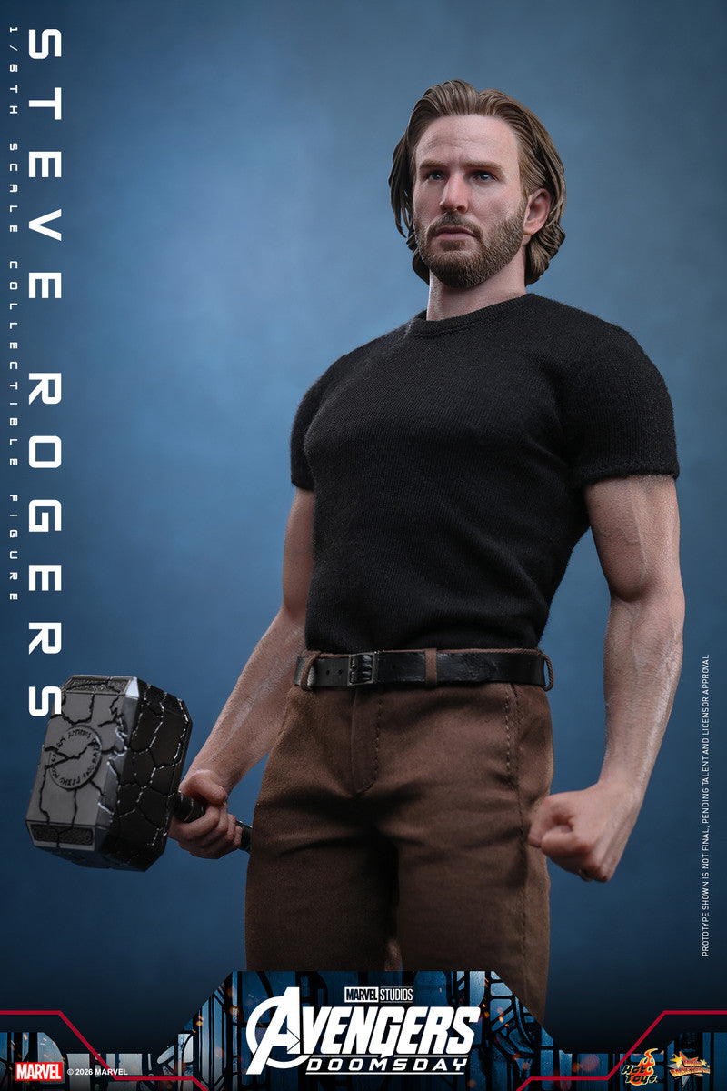 Preventa Figura Steve Rogers (Deluxe version) - Avengers Doomsday marca Hot Toys MMS929 escala 1/6