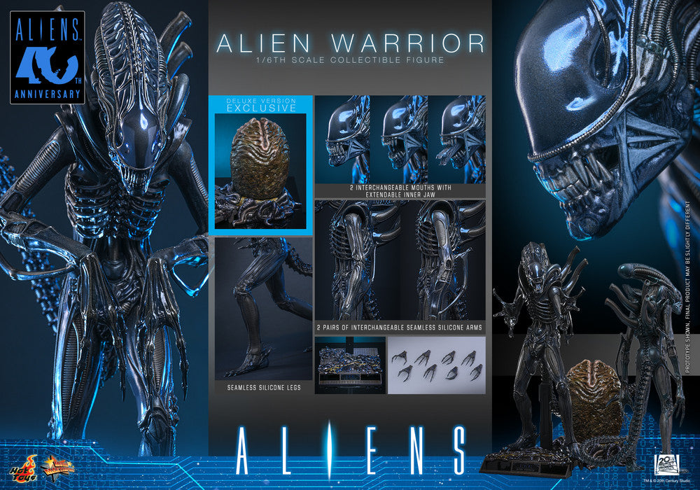 Preventa Figura Alien Warrior (Deluxe Version) - Aliens marca Hot Toys MMS899 escala 1/6