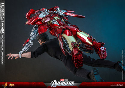 Preventa Figura Tony Stark (Mark VII Suit Up Version) The Avengers marca Hot Toys MMS718 escala 1/6