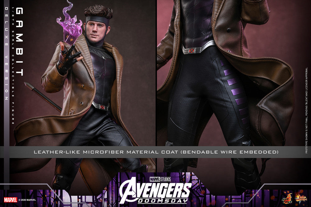 Preventa Figura GAMBIT (Deluxe Version) - Avengers: Doomsday marca Hot Toys MM911 escala 1/6