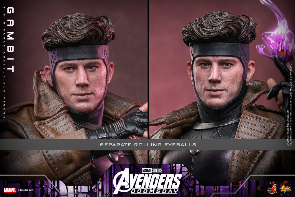 Preventa Figura GAMBIT - Avengers: Doomsday marca Hot Toys MM910 escala 1/6