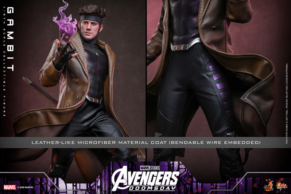 Preventa Figura GAMBIT - Avengers: Doomsday marca Hot Toys MM910 escala 1/6