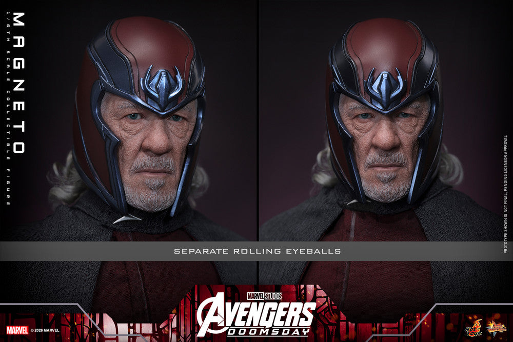 Preventa Figura MAGNETO - Avengers: Doomsday marca Hot Toys MM912 escala 1/6