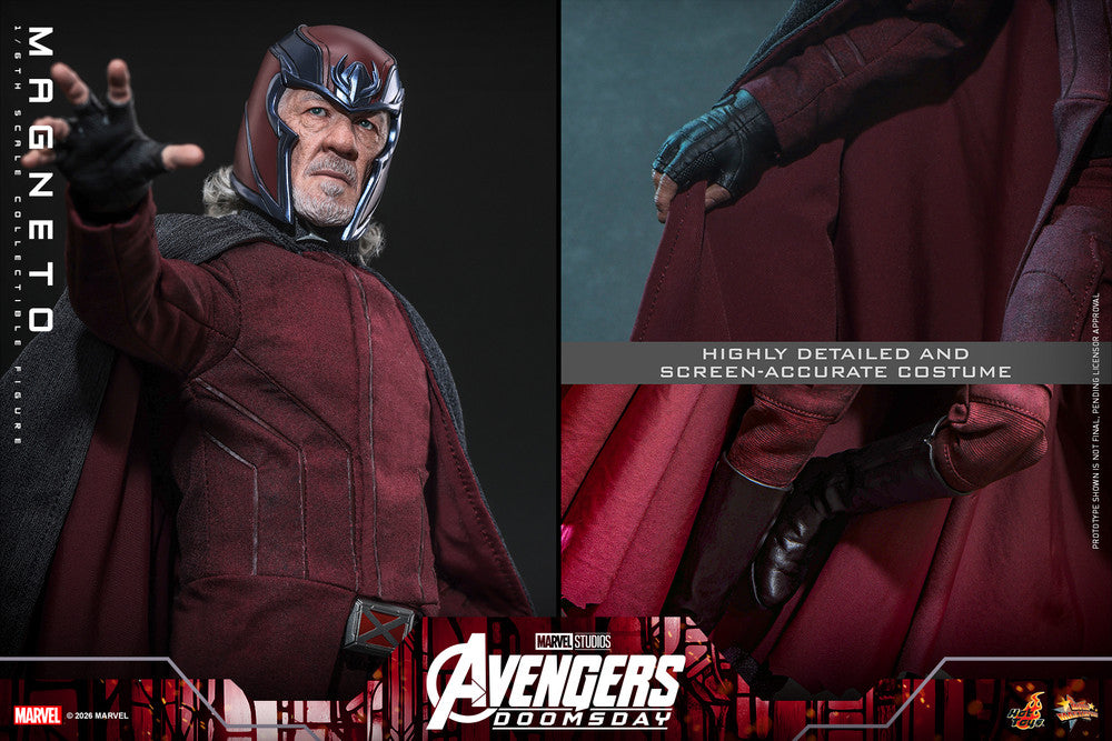 Preventa Figura MAGNETO - Avengers: Doomsday marca Hot Toys MM912 escala 1/6
