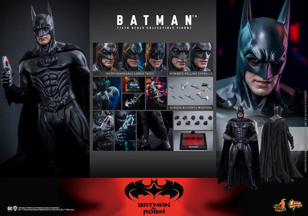 Preventa Figura Batman - Batman & Robin marca Hot Toys MMS786 escala 1/6