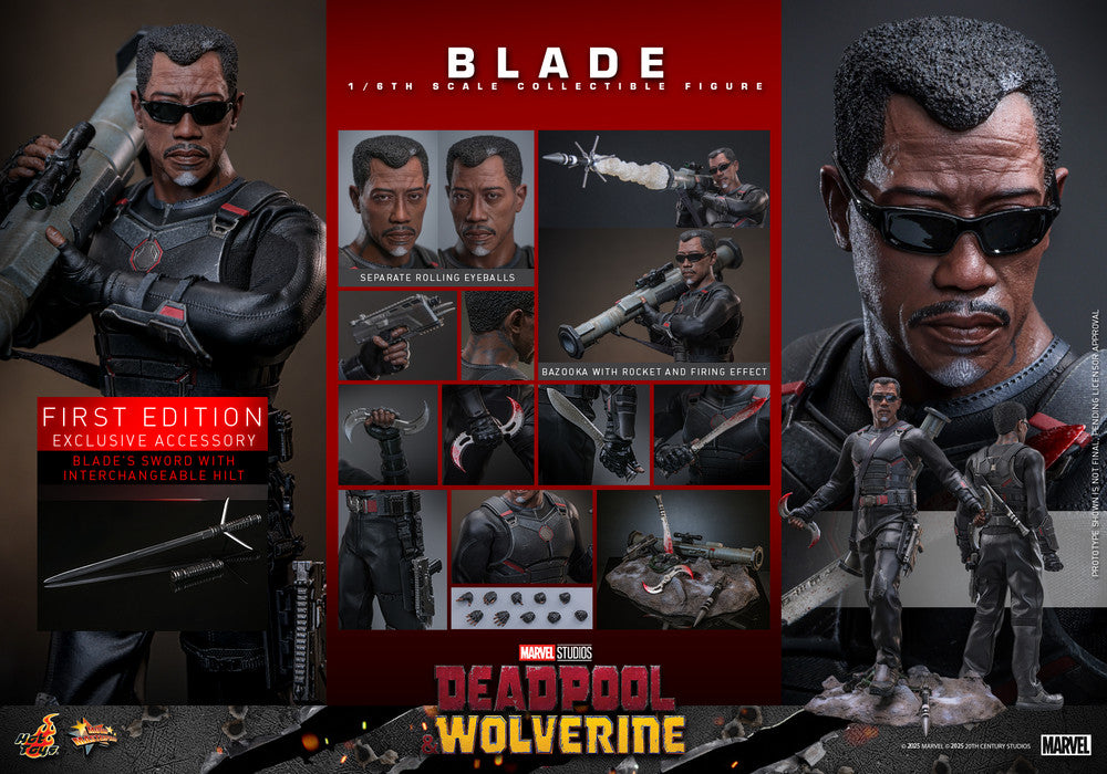Pedido Figura Blade (EXCLUSIVE FIRST EDITION) - Deadpool & Wolverine marca Hot Toys MMS791-B escala 1/6
