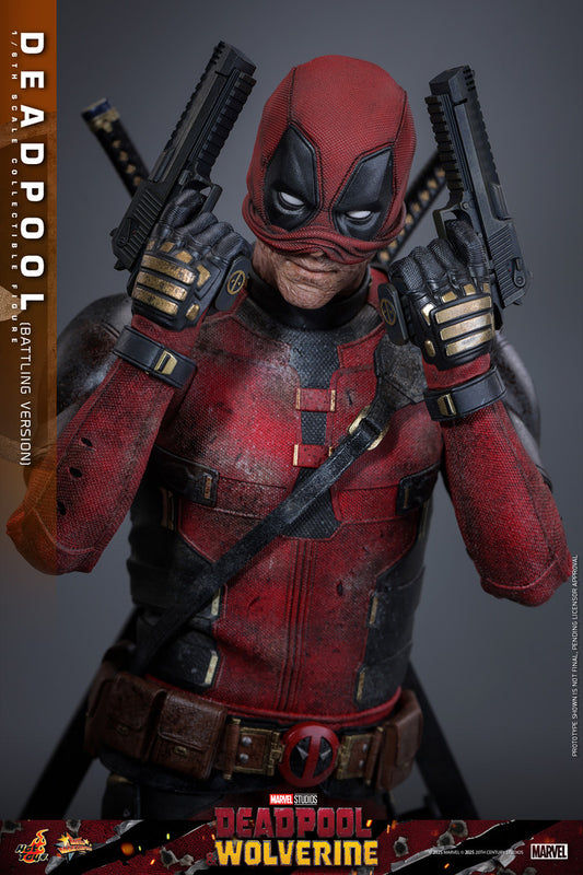 Preventa Figura Deadpool (Battling Version) - Deadpool & Wolverine marca Hot Toys MMS782 escala 1/6