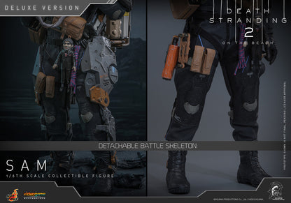 Preventa Figura SAM (Deluxe Version) - Death Stranding 2: On the Beach marca Hot Toys VGM76 escala 1/6