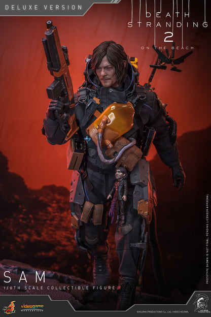 Preventa Figura SAM (Deluxe Version) - Death Stranding 2: On the Beach marca Hot Toys VGM76 escala 1/6