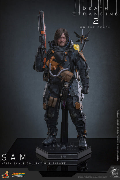 Preventa Figura SAM - Death Stranding 2: On the Beach marca Hot Toys VGM75 escala 1/6