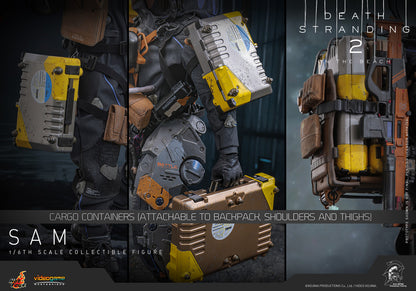 Preventa Figura SAM - Death Stranding 2: On the Beach marca Hot Toys VGM75 escala 1/6