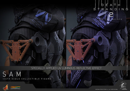 Preventa Figura SAM - Death Stranding 2: On the Beach marca Hot Toys VGM75 escala 1/6