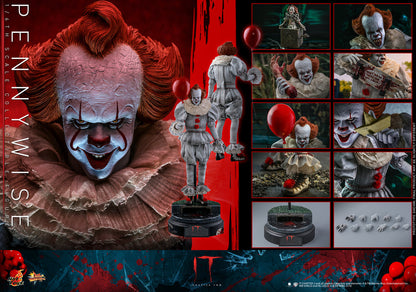 [EN STOCK] Figura Pennywise - IT Chapter Two marca Hot Toys MMS555 escala 1/6