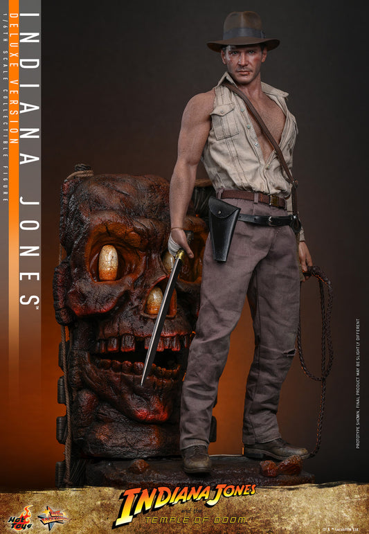 Preventa Figura INDIANA JONES (Deluxe Edition) - Indiana Jones and the Temple of Doom marca Hot Toys MMS861 escala 1/6