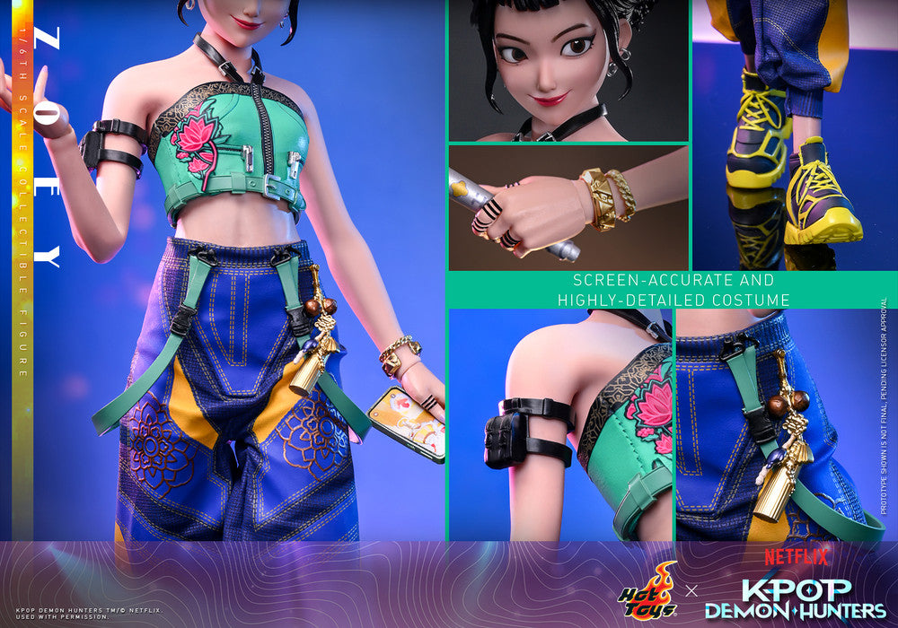 Preventa Figura Zoey - KPop Demon Hunters marca Hot Toys TMS178 escala 1/6