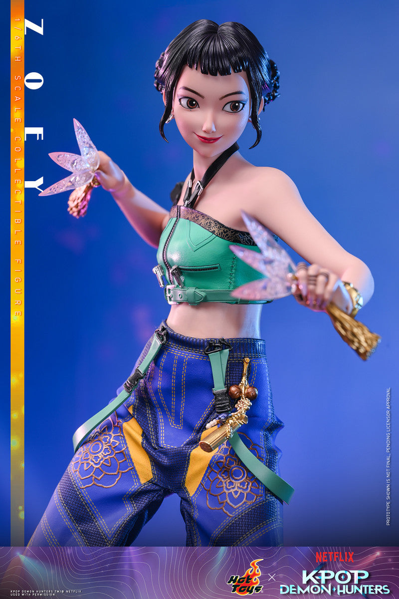 Preventa Figura Zoey - KPop Demon Hunters marca Hot Toys TMS178 escala 1/6