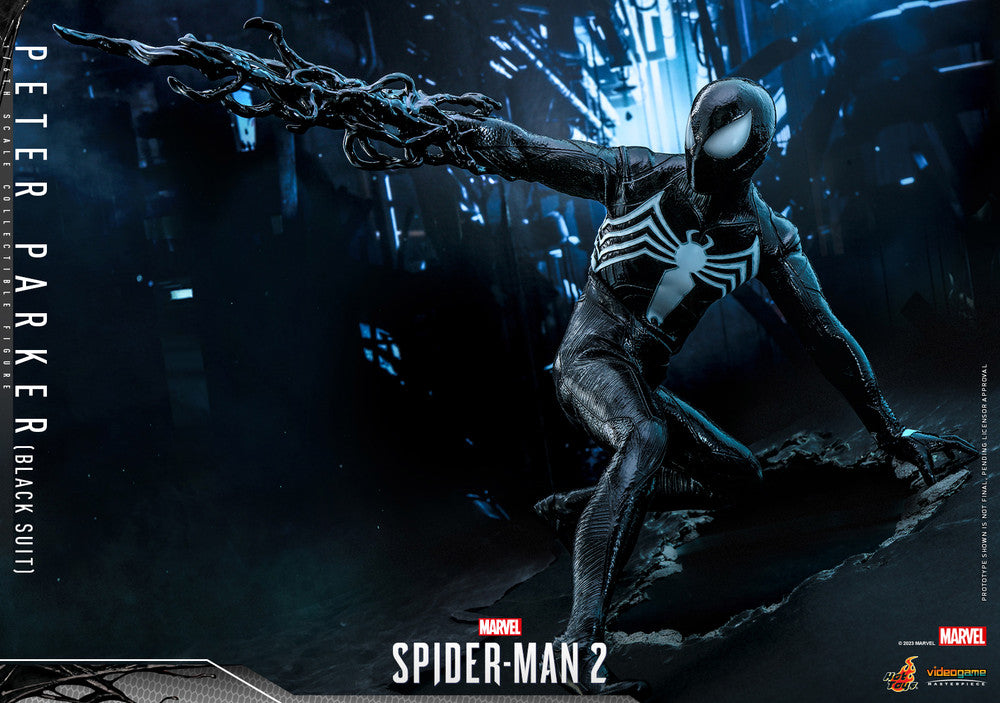 Preventa Figura Peter Parker (Black Suit) - Marvel's Spider-Man 2 marca Hot Toys VGM56 escala 1/6