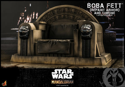 Pedido Figura Boba Fett (Repaint Armor) and Throne (Standard version) - Star Wars: The Mandalorian marca Hot Toys TMS056 escala 1/6