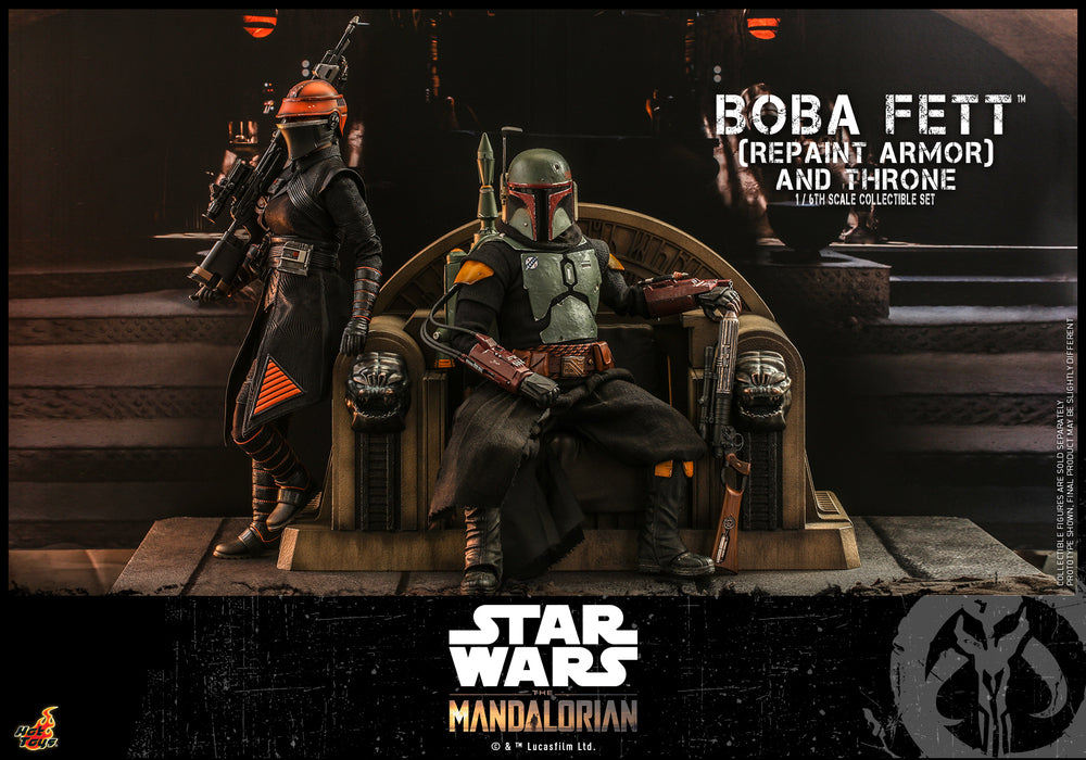 Pedido Figura Boba Fett (Repaint Armor) and Throne (Standard version) - Star Wars: The Mandalorian marca Hot Toys TMS056 escala 1/6