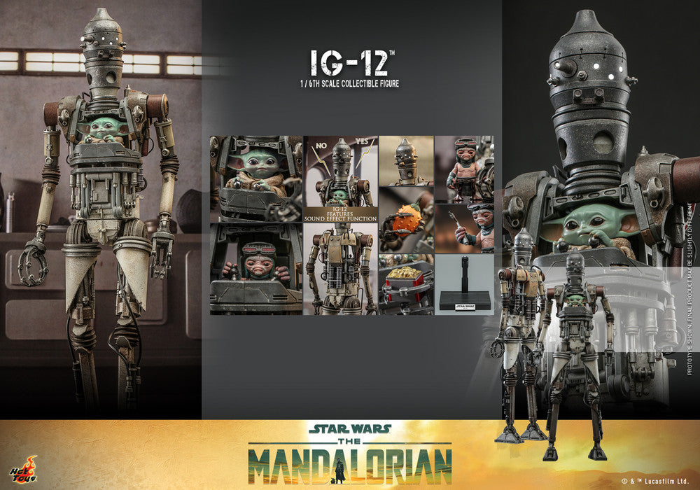 Preventa Figura IG-12 - Star Wars: The Mandalorian ™ marca Hot Toys TMS104 escala 1/6