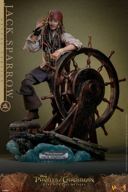 Preventa Figura Jack Sparrow (Deluxe Edition) - Pirates of the Caribbean: Dead Men Tell No Tales marca Hot Toys DX38 escala 1/6