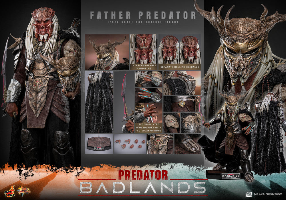 Preventa Figura Father - Predator: Badlands marca Hot Toys MMS863 escala 1/6