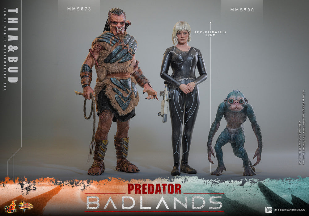 Preventa Figuras Thia & Bud (SET) - Predator: Badlands marca Hot Toys MMS900 escala 1/6