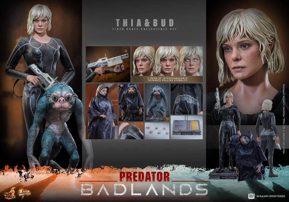 Preventa Figuras Thia & Bud (SET) - Predator: Badlands marca Hot Toys MMS900 escala 1/6