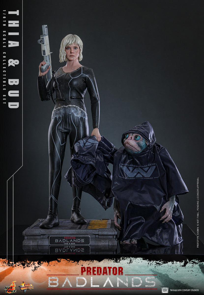 Preventa Figuras Thia & Bud (SET) - Predator: Badlands marca Hot Toys MMS900 escala 1/6