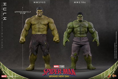 Preventa Figura HULK - Spider-Man: Brand New Day marca Hot Toys MMS905 escala 1/6