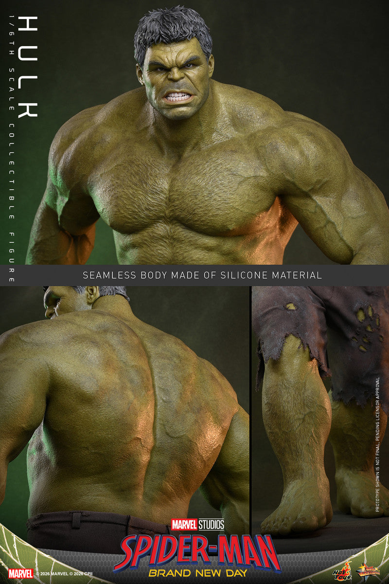 Preventa Figura HULK - Spider-Man: Brand New Day marca Hot Toys MMS905 escala 1/6