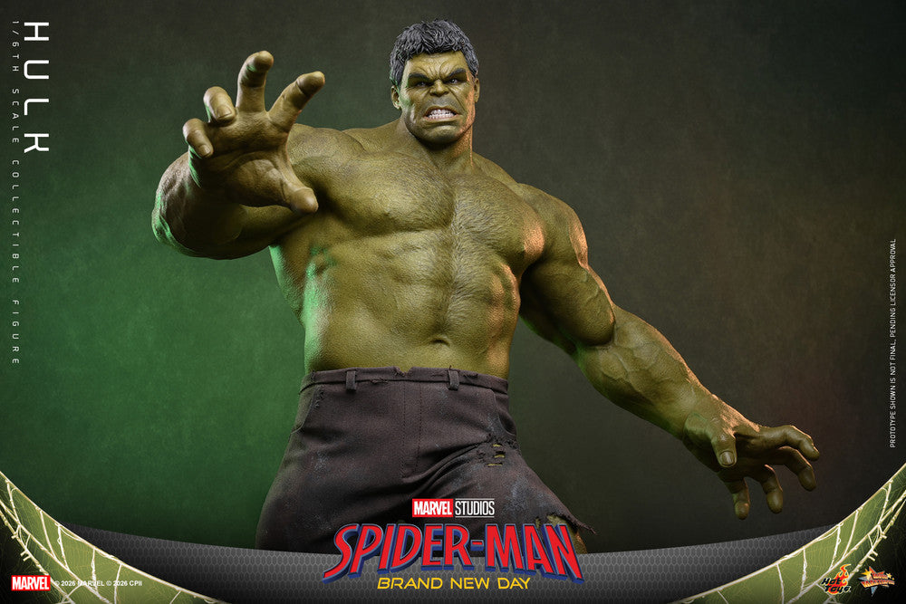Preventa Figura HULK - Spider-Man: Brand New Day marca Hot Toys MMS905 escala 1/6