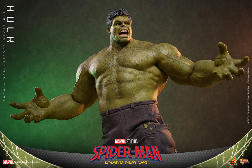 Preventa Figura HULK - Spider-Man: Brand New Day marca Hot Toys MMS905 escala 1/6