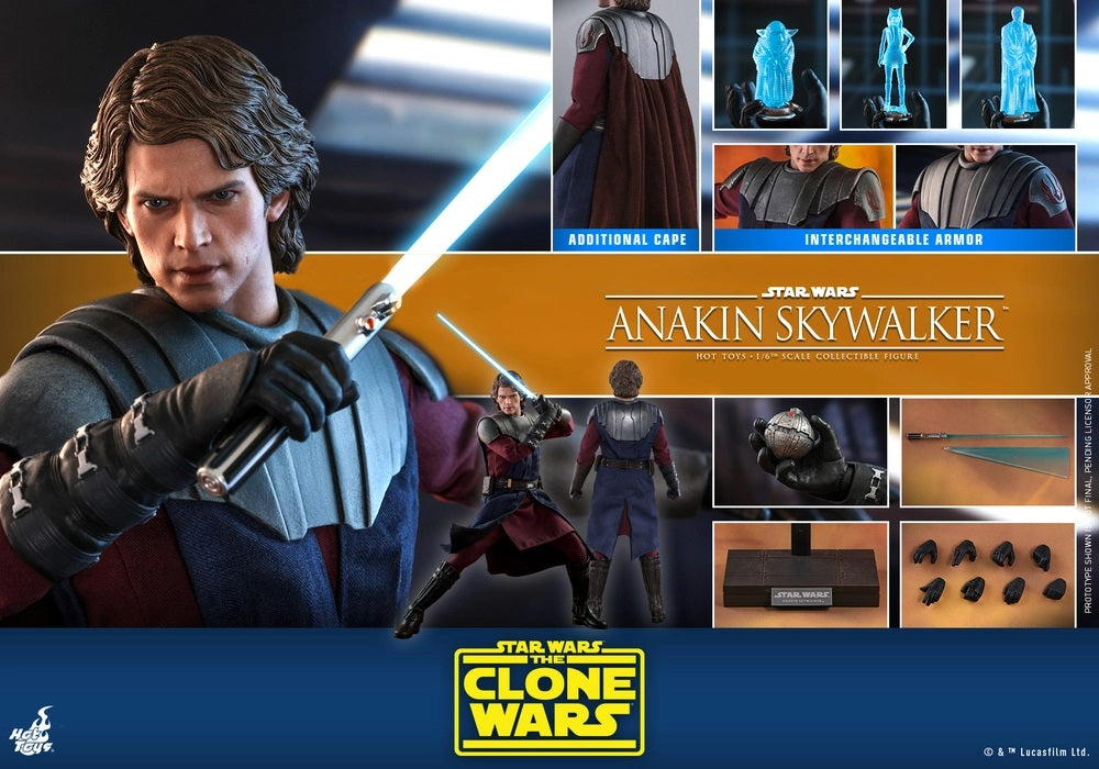 Pedido Figura  Anakin Skywalker - Star Wars: The Clone Wars™ marca Hot Toys TMS019 escala 1/6