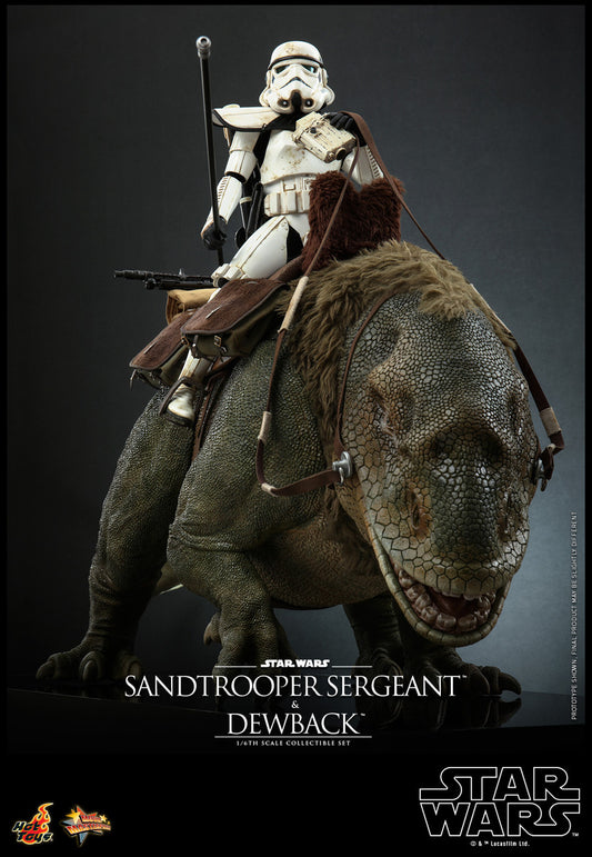 Preventa Figura Sandtrooper Sergeant™ con Dewback ™ - Star Wars Episode IV: A New Hope ™ marca Hot Toys MMS722 escala 1/6