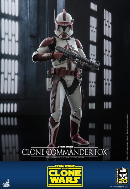 Pedido Figura Clone Commander Fox - Star Wars: The Clone Wars marca Hot Toys TMS103 escala 1/6