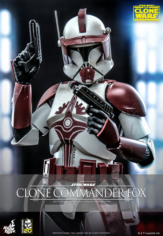 Preventa Figura Clone Commander Fox - Star Wars: The Clone Wars marca Hot Toys TMS103 escala 1/6