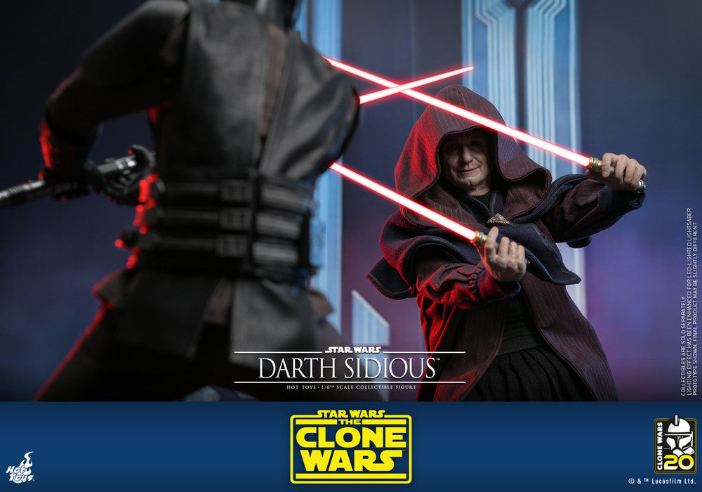 Preventa Figura Darth Sidious - Star Wars: The Clone Wars marca Hot Toys TMS102 escala 1/6